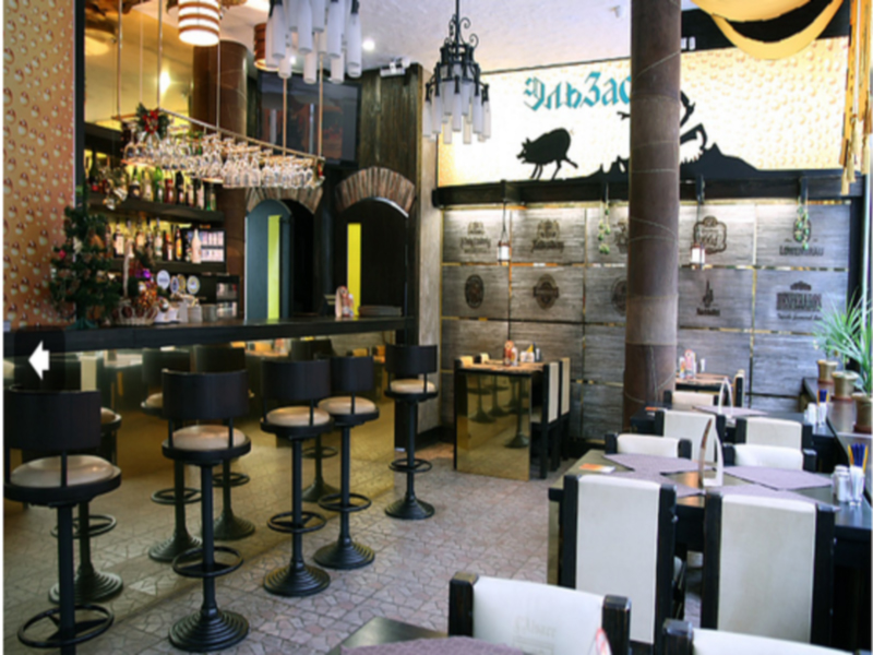 фотка зала для мероприятия Кафе Эльзас на 1 зал мест Краснодара